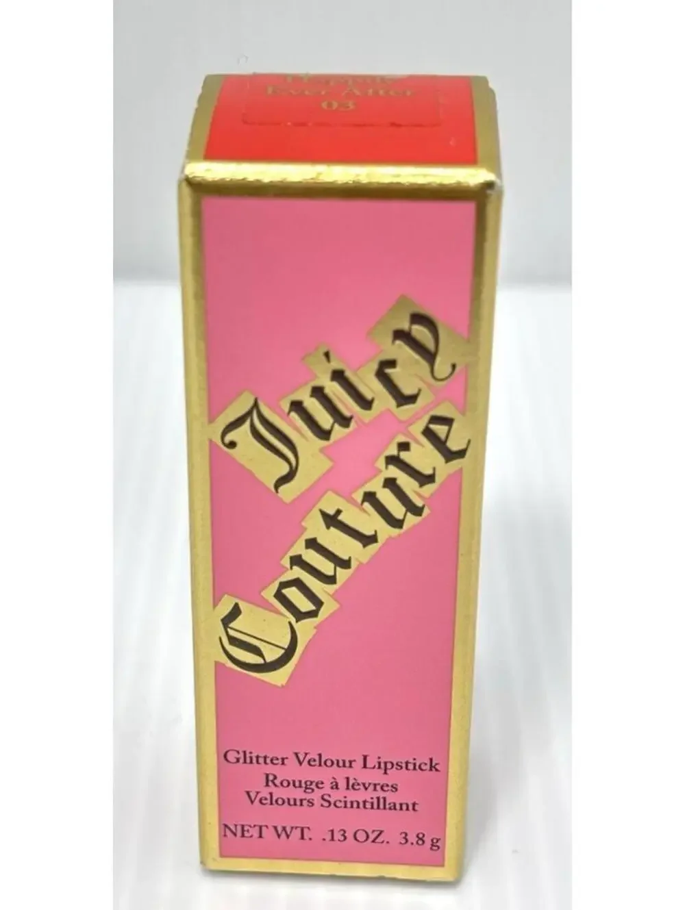 Juicy Couture Glitter Velour Lipstick Shade 03 Happily Ever After Discontinued